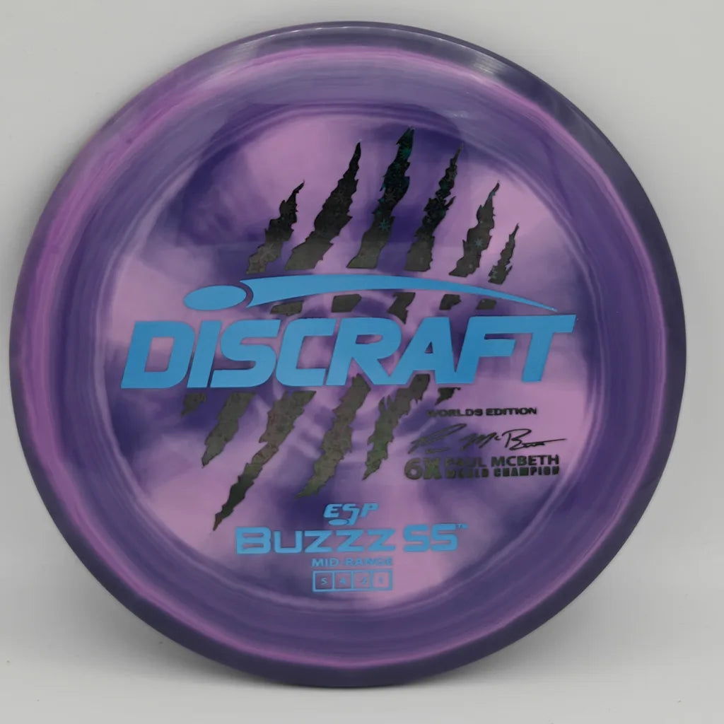 Discraft Worlds Edition Paul McBeth 6-Claw ESP Buzzz SS