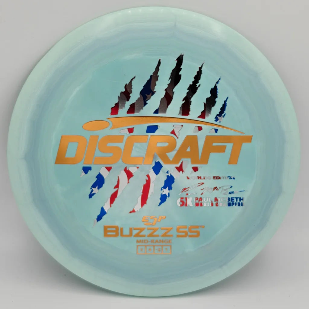 Discraft Worlds Edition Paul McBeth 6-Claw ESP Buzzz SS