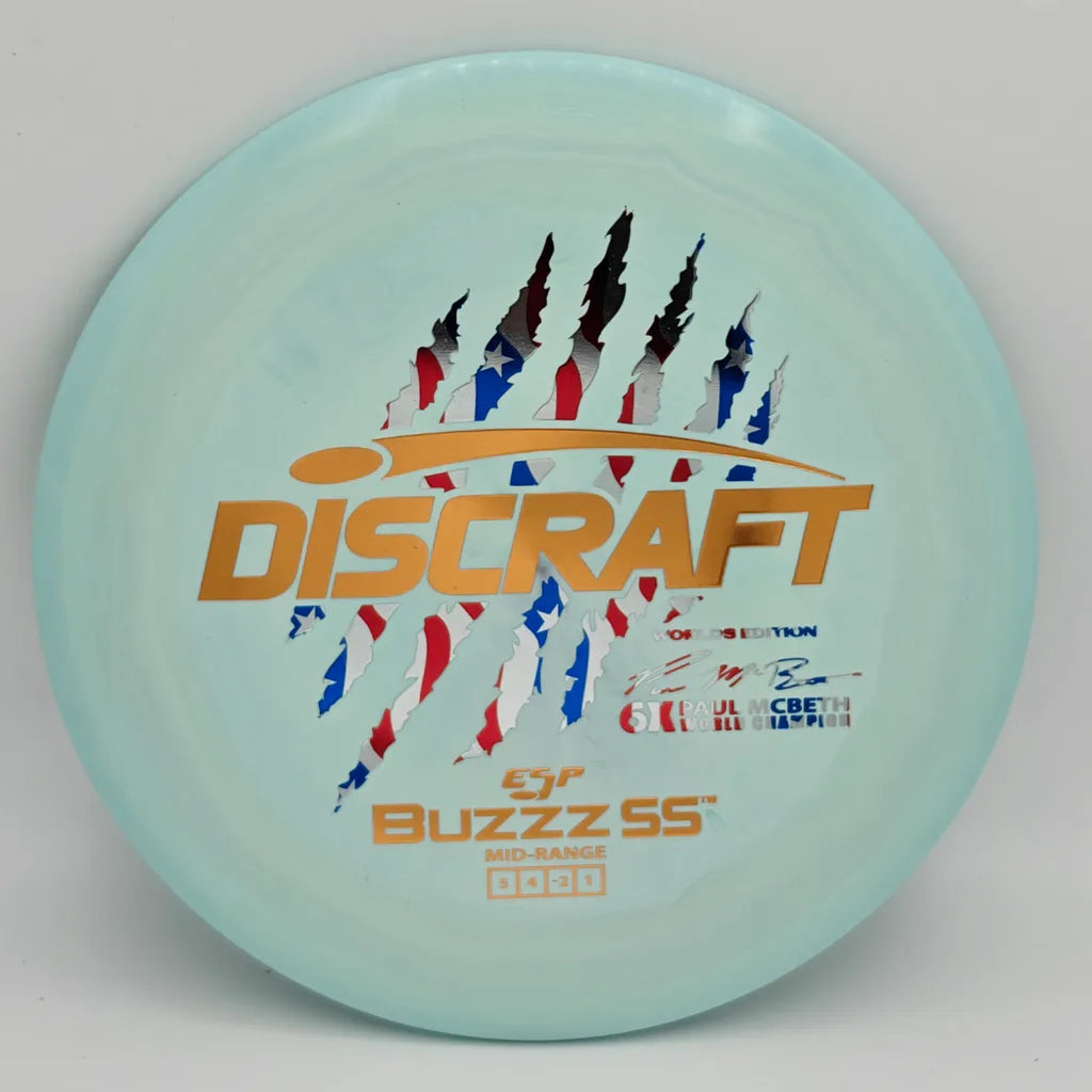 Discraft Worlds Edition Paul McBeth 6-Claw ESP Buzzz SS