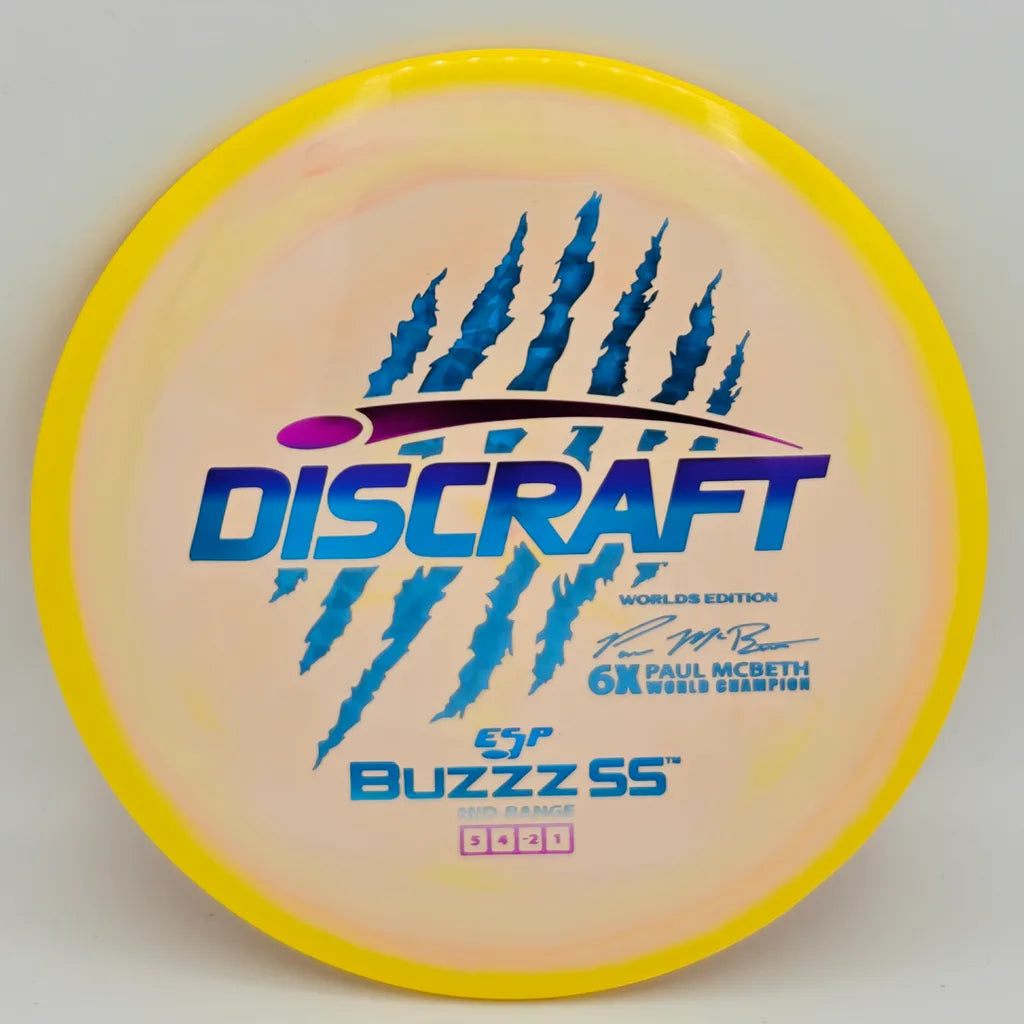 Discraft Worlds Edition Paul McBeth 6-Claw ESP Buzzz SS