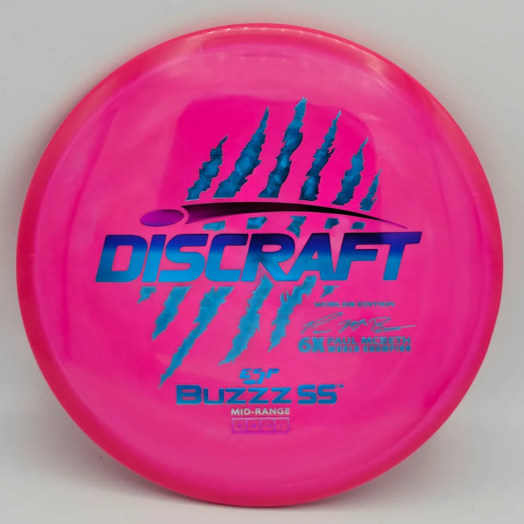 Discraft Worlds Edition Paul McBeth 6-Claw ESP Buzzz SS