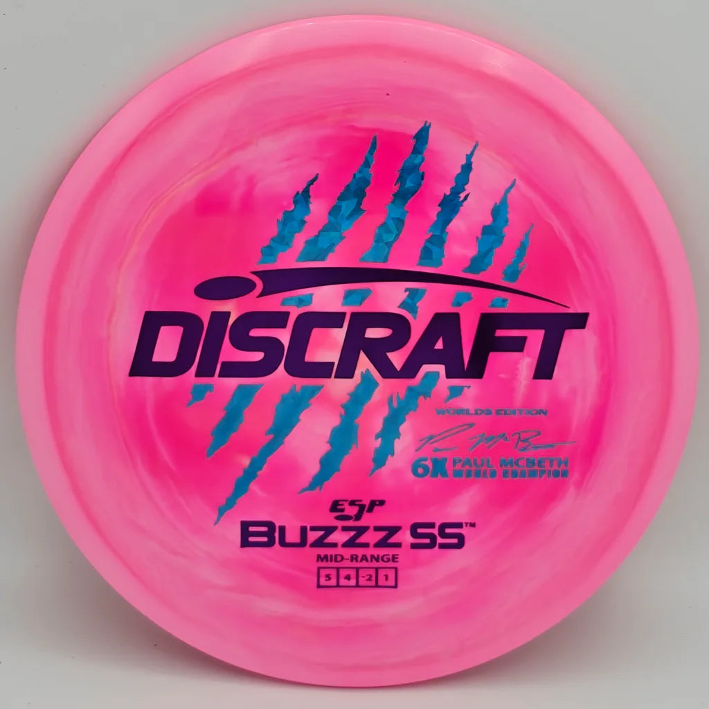 Discraft Worlds Edition Paul McBeth 6-Claw ESP Buzzz SS