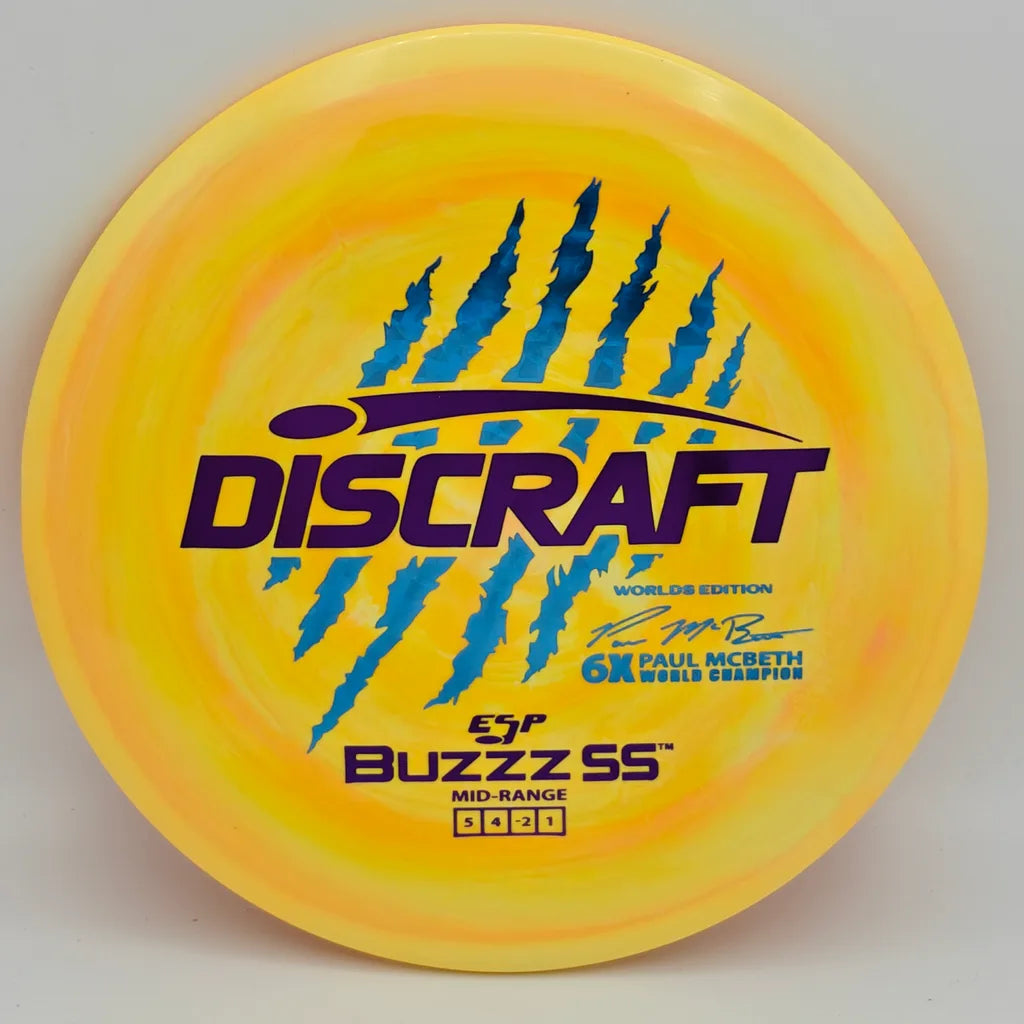 Discraft Worlds Edition Paul McBeth 6-Claw ESP Buzzz SS