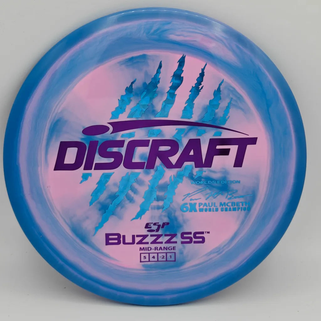 Discraft Worlds Edition Paul McBeth 6-Claw ESP Buzzz SS