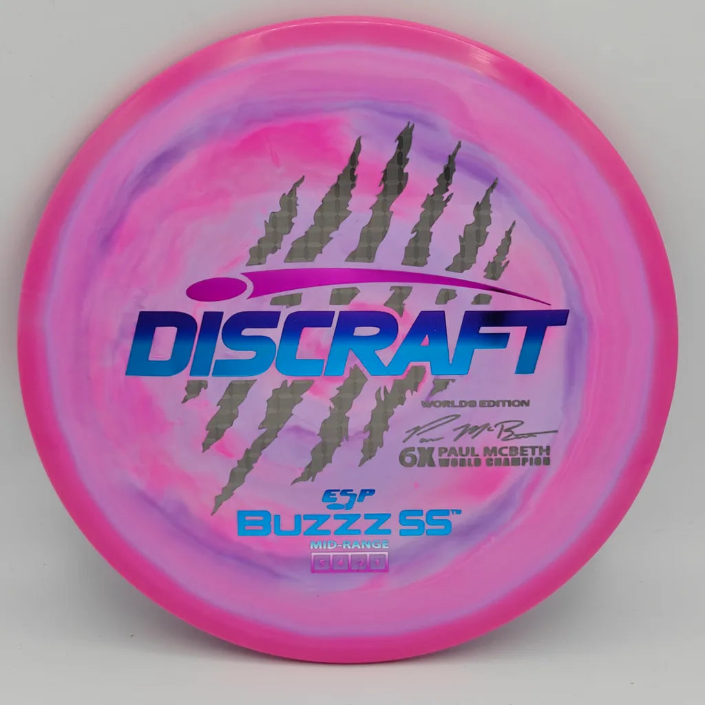 Discraft Worlds Edition Paul McBeth 6-Claw ESP Buzzz SS