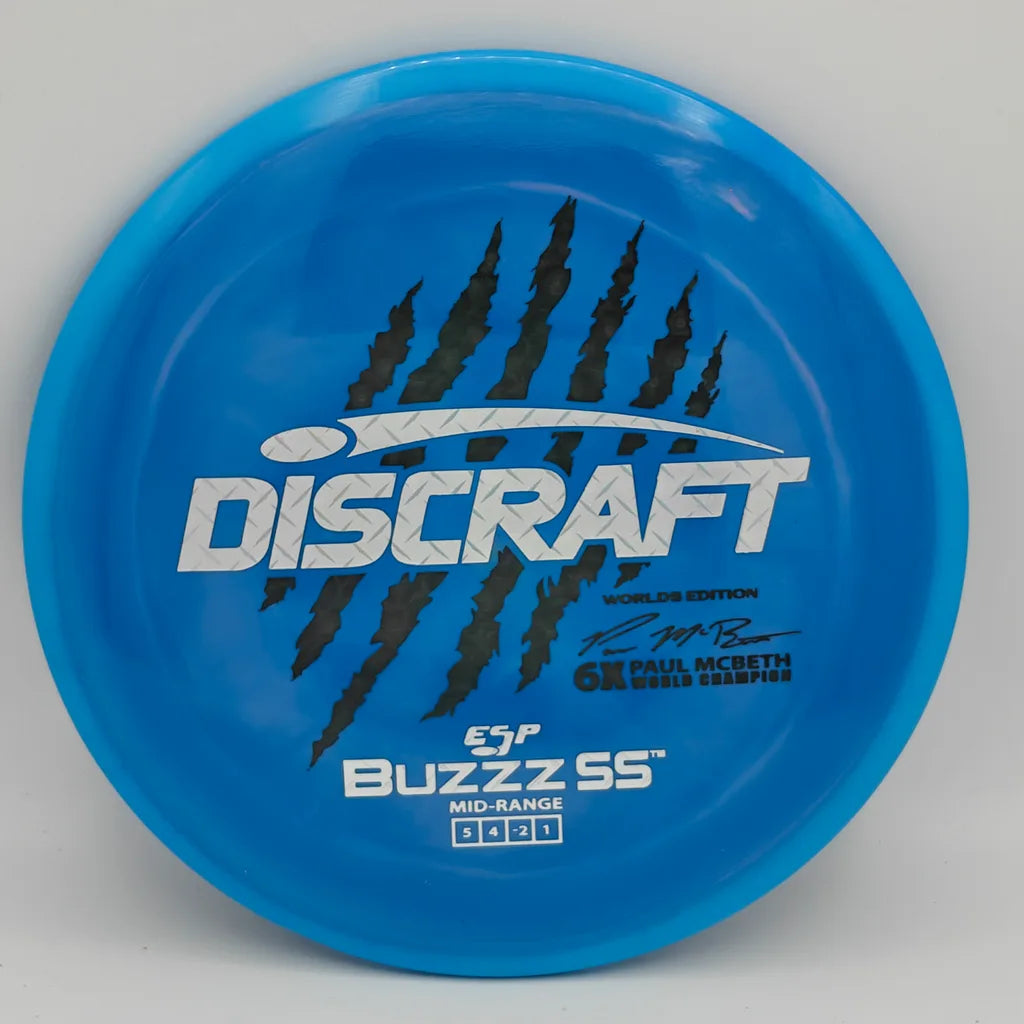 Discraft Worlds Edition Paul McBeth 6-Claw ESP Buzzz SS
