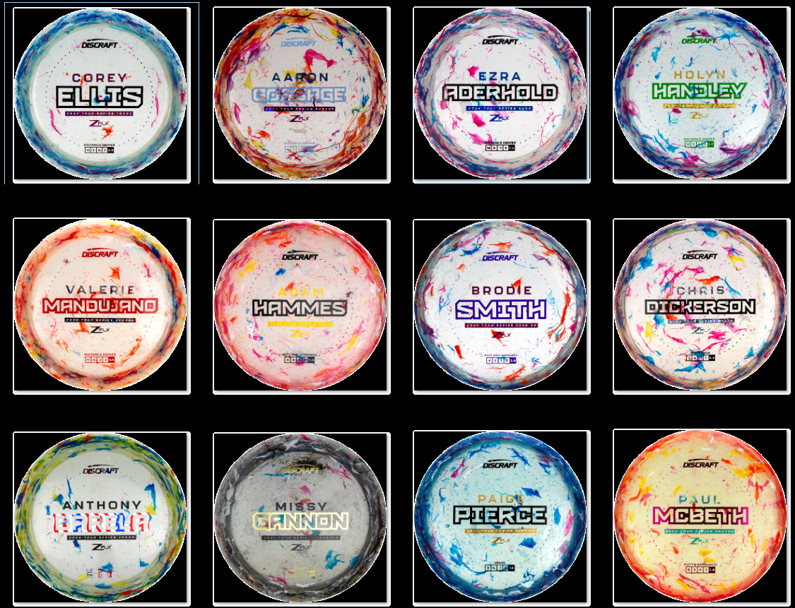 Full 12 Disc Set Discraft 2024 Tour Series Jawbreaker Z FLX